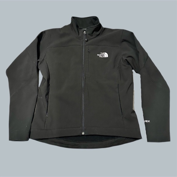 North Face Zip Up Sweatshirt Athletic Jacket Hoodie Women’s medium black sport - Picture 1 of 9